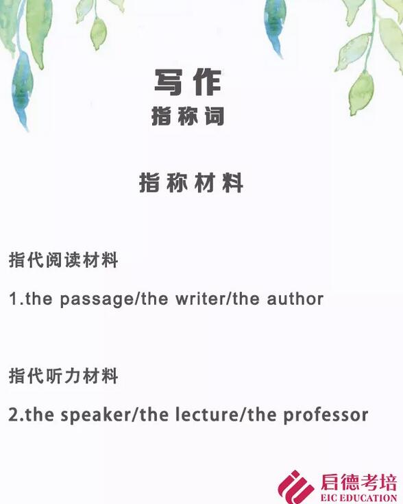 备考词汇 综合写作重点—指称词 备考词汇 综合写作重点—指称词